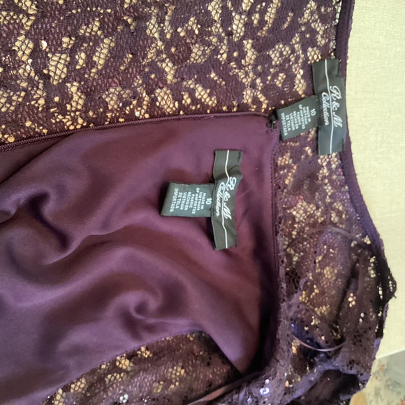 Two piece Evening gown.  Excellent condition.  Fully lined. Non smoking home. - Picture 5 of 6